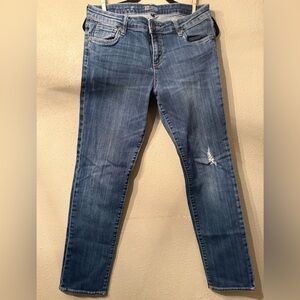 Kut from the Kloth Medium Blue Straight Leg Jeans